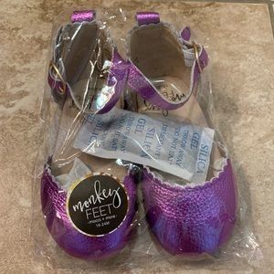 18-24 month purple metallic Makenah sandal